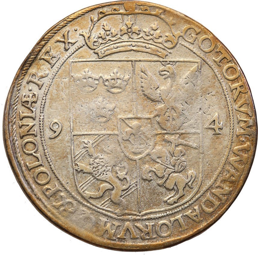 Zygmunt III Waza Talar 1594, Sztokholm - Rzadkość błąd SIGIMVNDVS